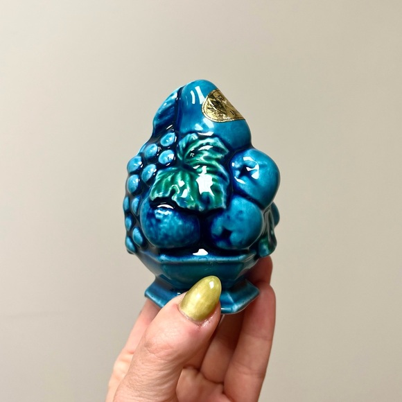 🌟HP!🌟 60s Vintage 🫐 Incarco Mood Indigo 6-Piece Fruit Motif Serving Set - Picture 6 of 10